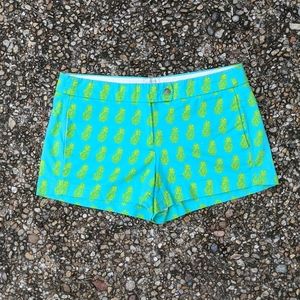 J Crew Pineapple Shorts